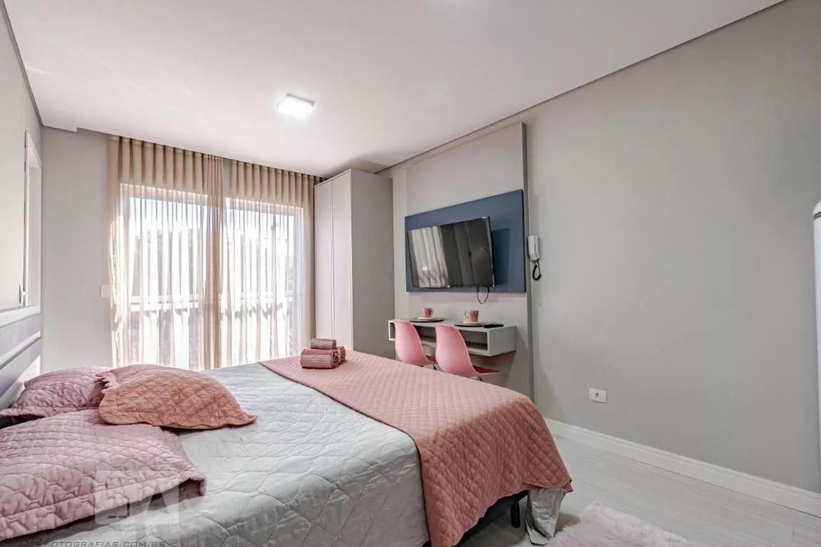 11-Studio Decorado Lindo! Otimo Para Casal!!! กูรีตีบา ภายนอก รูปภาพ