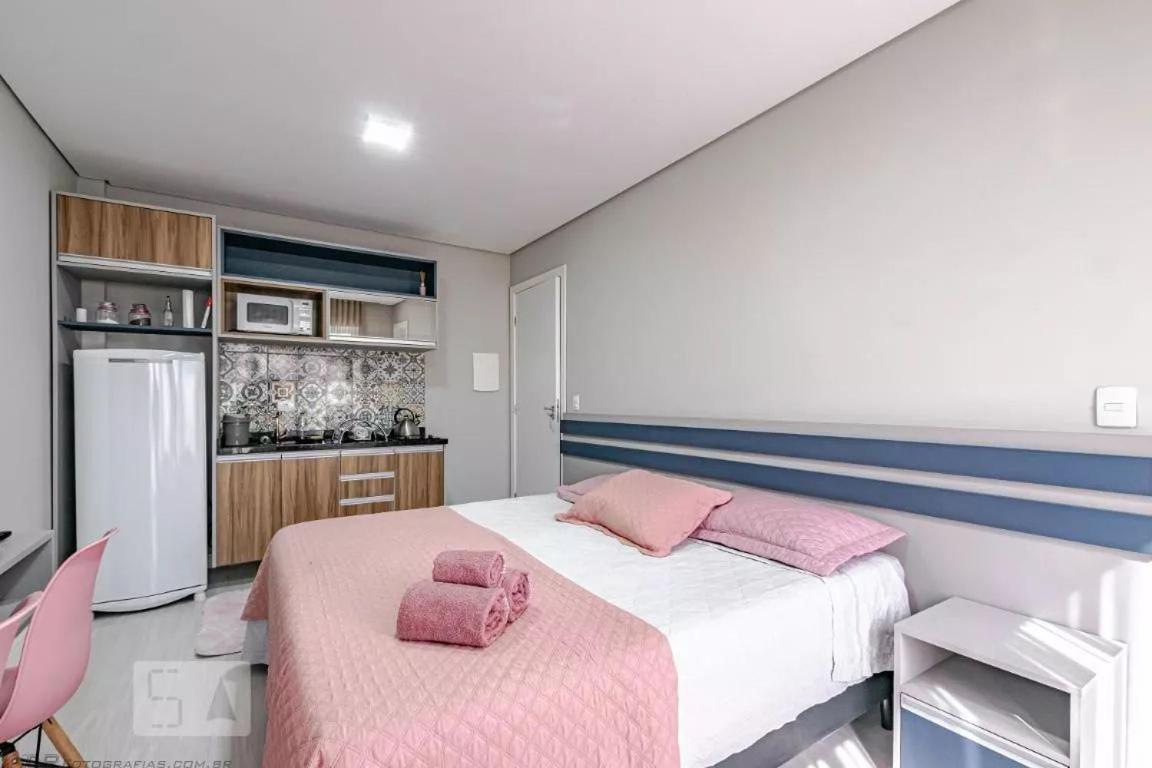 11-Studio Decorado Lindo! Otimo Para Casal!!! กูรีตีบา ภายนอก รูปภาพ