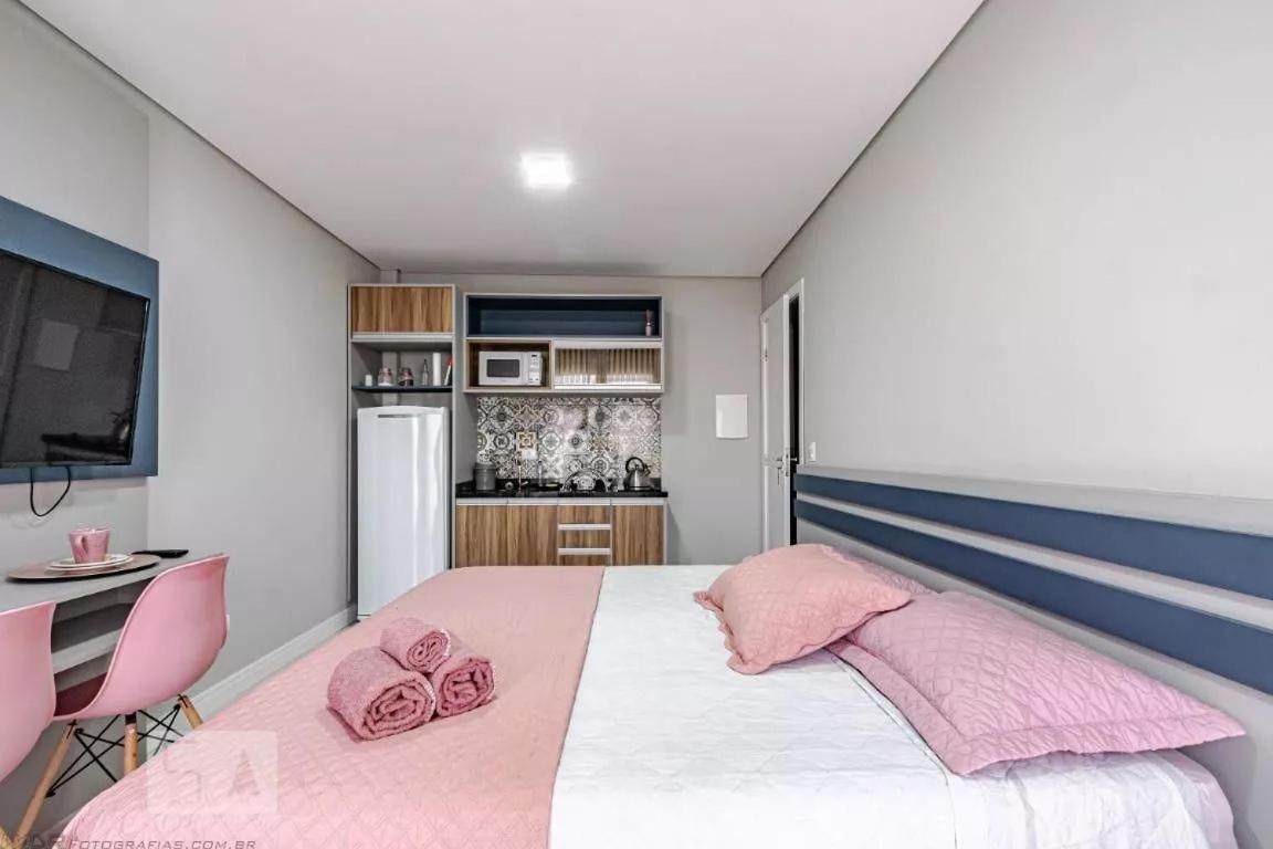 11-Studio Decorado Lindo! Otimo Para Casal!!! กูรีตีบา ภายนอก รูปภาพ