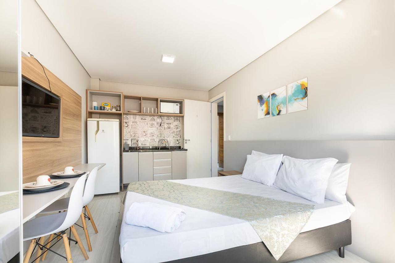 11-Studio Decorado Lindo! Otimo Para Casal!!! กูรีตีบา ภายนอก รูปภาพ
