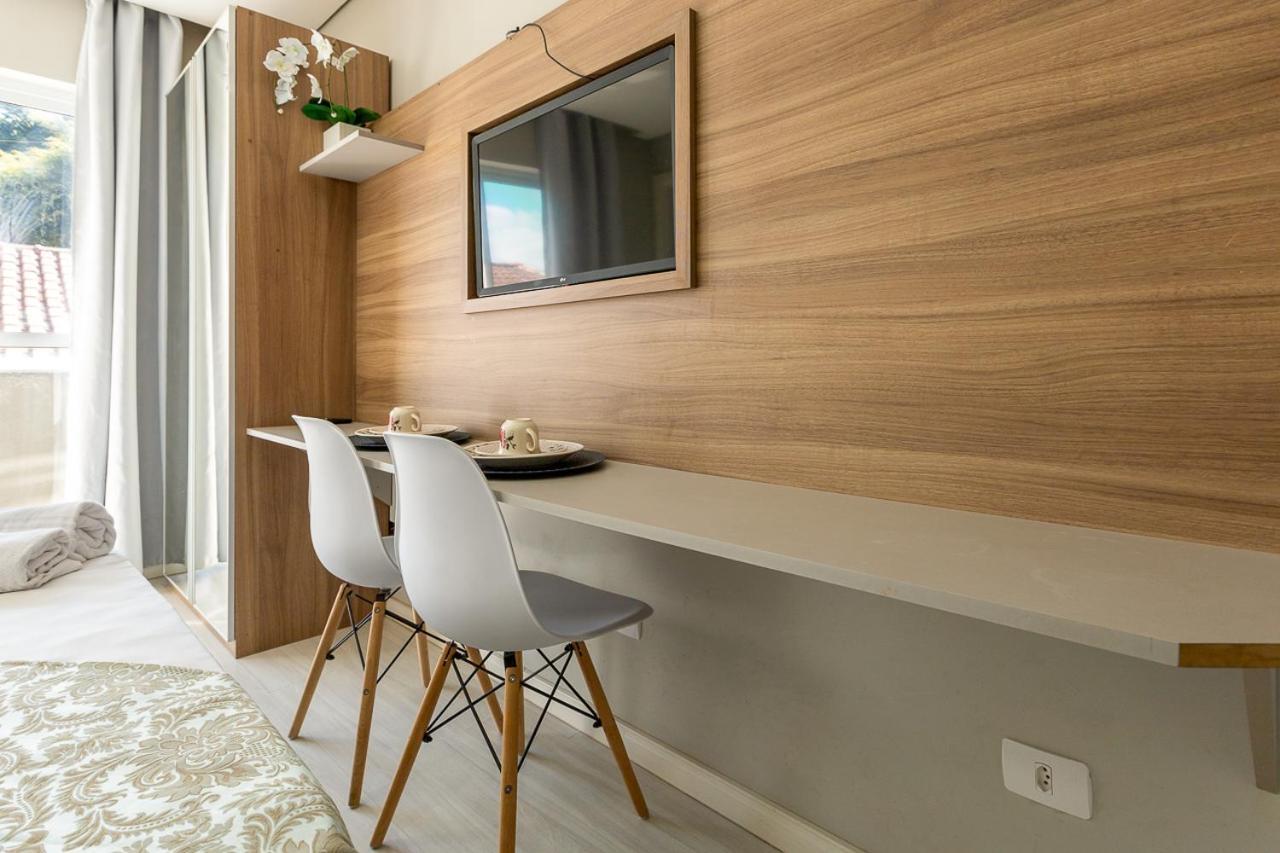 11-Studio Decorado Lindo! Otimo Para Casal!!! กูรีตีบา ภายนอก รูปภาพ